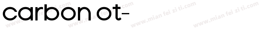 Carbon ot字体转换